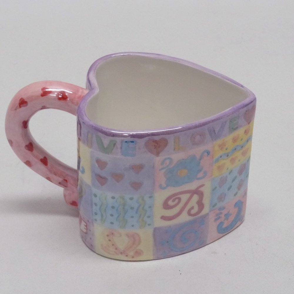 Brighton Heart-Shaped Coffee Mug